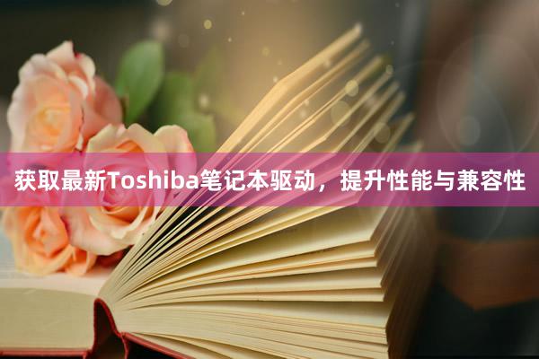 获取最新Toshiba笔记本驱动，提升性能与兼容性